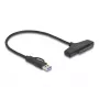 DeLOCK USB uz SATA pārveidotājs 6 Gb/s USB Type-C Type-A 0,3 m
