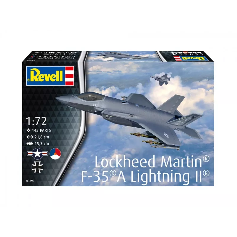 Plastmasas modelis Lockheed Martin F-35A Light 1/72
