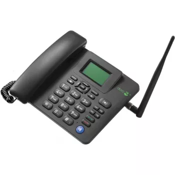 IP tālrunis Doro 4100H melns vadu klausule LCD 128x64 500 ieraksti