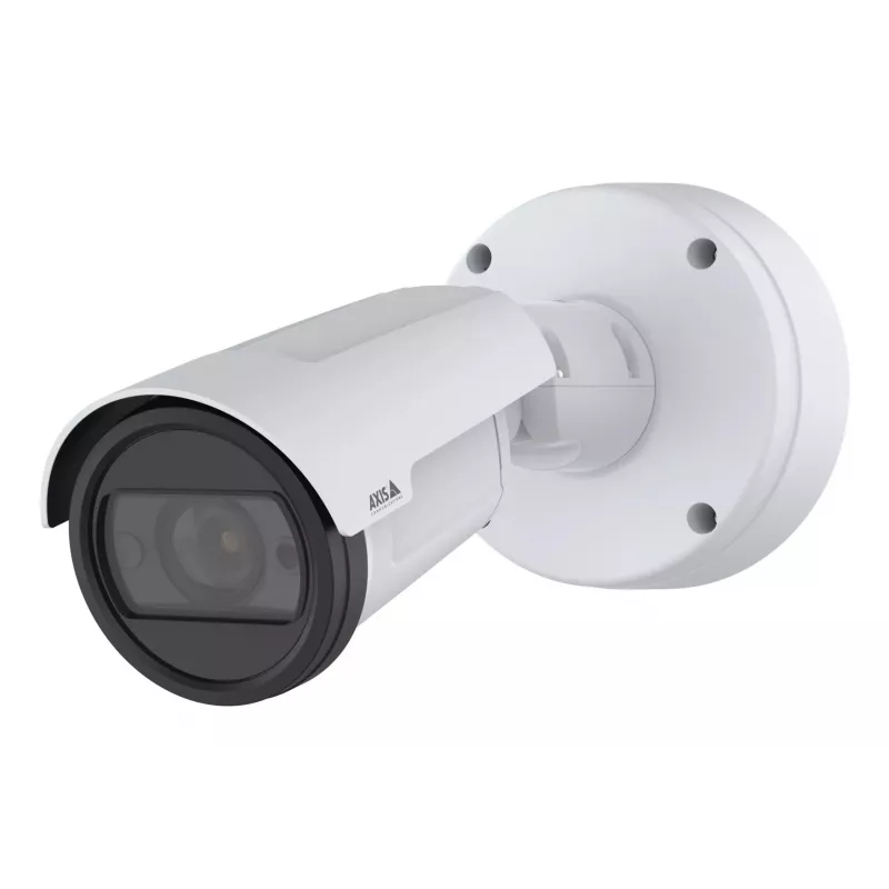 Axis P1488-LE Bullet IP drošības kamera, 4K UHD, āra, vadu, piestiprināšana pie staba