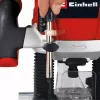 Einhell Oberfräse TE-RO 1255 E - 1200 W - Ø 6 und 8 mm - Drehzahlregelung - Parallelanschlag - Absaugadapter - inkl. Zubehör