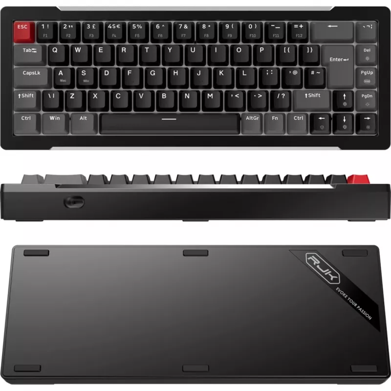 MGA-68, Gaming Keyboard melns, DE-Layout, Hejin Magnetic Yellow