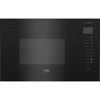 Iebūvējamā grila mikroviļņu krāsns BEKO BMGB25353B 25 L, 900 W mikroviļņu jauda, 1000 W grila jauda, digitālais taimeris, melna