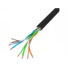 LANBERG tīkla kabelis U/UTP Cat5e LCU5-10CC-0305-BK 305 m, 24 AWG CCA, 5 mm, PVC apvalks, melns