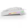 Sharkoon SGK25 75% QWERTZ USB vadu klaviatūra ar RGB LED, balta