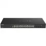 D-Link 24-portu 10GBASE-T + 4-portu 10/25G SFP28 viedais pārvaldāmais slēdzis