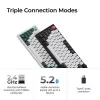 Mehāniskā tastatūra Keychron Q6 HE QMK ar Gateron Double‑Rail magnētiskajiem stabilizatoriem