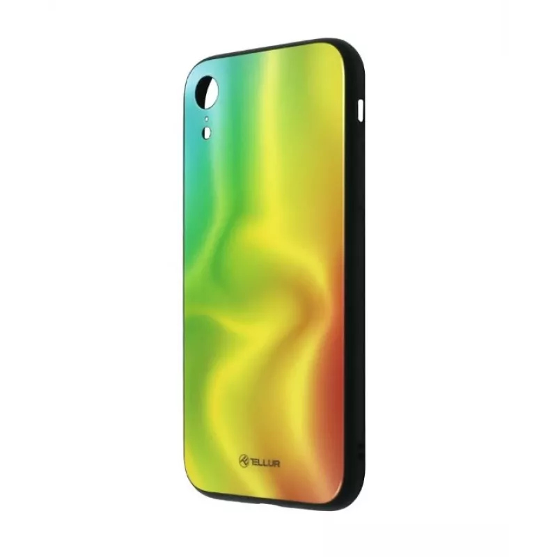 Ekrāna aizsargstikls Tellur Cover Glass print iPhone XR — dekoratīvi apdrukāts rūdīts stikls