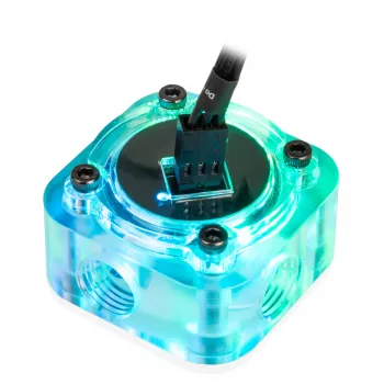 Plūsmas mērītājs Barrow SLFV2-RGB W ARGB balts - šķidruma dzesēšanas plūsmas sensors datora kontūriem