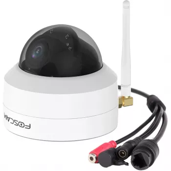 Foscam D4Z āra IP novērošanas kamera, 4 MP, 1536p, Wi-Fi AC, LAN, balta