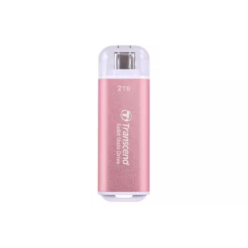 Ārējais cietvielu disks TRANSCEND TS2TESD300P 2 TB USB Type-C, līdz 1050/950 MB/s, alumīnijs, zils