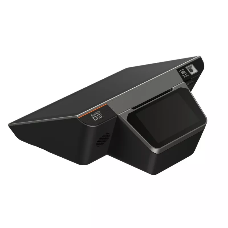 POS terminālis SUNMI D3 MINI 10,1 collu projicēts kapacitīvs skārienekrāns ar USB un Bluetooth savienojumu