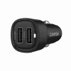 CANYON autolādētājs OnDrive 24 24W 2xUSB-A Melns