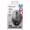 Bezvadu pele Defender Silent Click Feam pelēka 52298