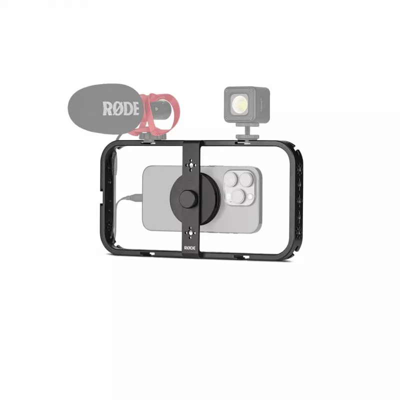 RØDE PHONECAGE kameras aizsargsistēma Melna 1/4 3/8 collas Platums 35,5 mm Dziļums 245 mm Augstums 126 mm