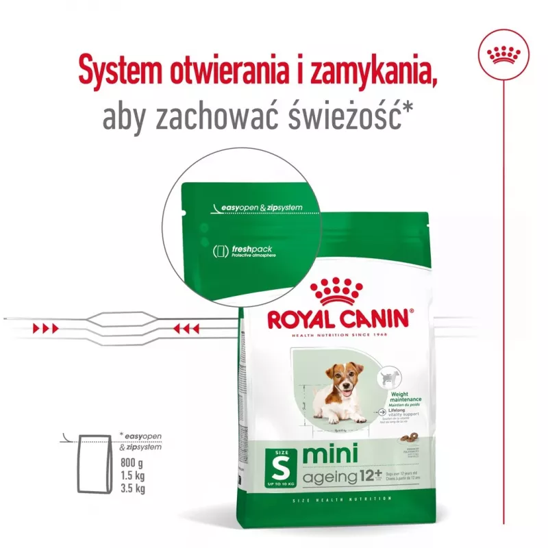 ROYAL CANIN Mini Ageing Adult +12 - sausā suņu barība - 3,5 kg