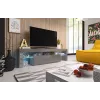 Cama TV statīvs TORO 158 pelēks/pelēks glancēts