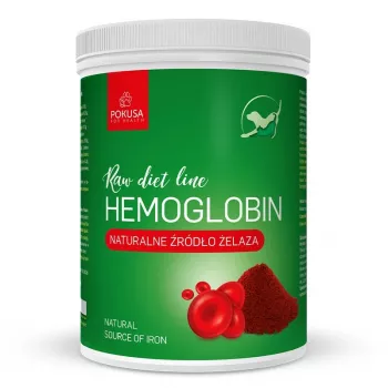 POKUSA RawDietLine Hemoglobīns - uztura bagātinātājs suņiem un kaķiem - 800 g