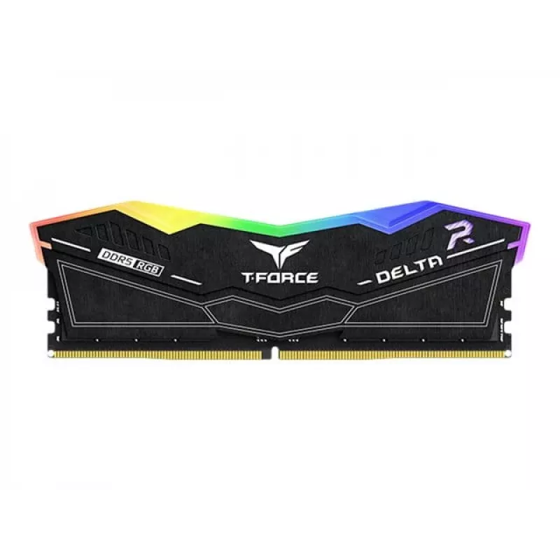 DIMM 32 GB DDR5-6400 (2x 16 GB) Dual-Kit, atmiņa melna, FF3D532G6400HC40BDC01, Delta RGB, INTEL XMP