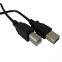 USB 2.0 kabelis AM – BM, 1,8 m