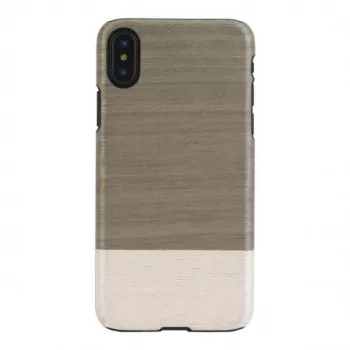 Viedtālruņa maciņš man and wood iPhone X/XS — melns, aizsargājošs cietais aizmugurējais vāciņš