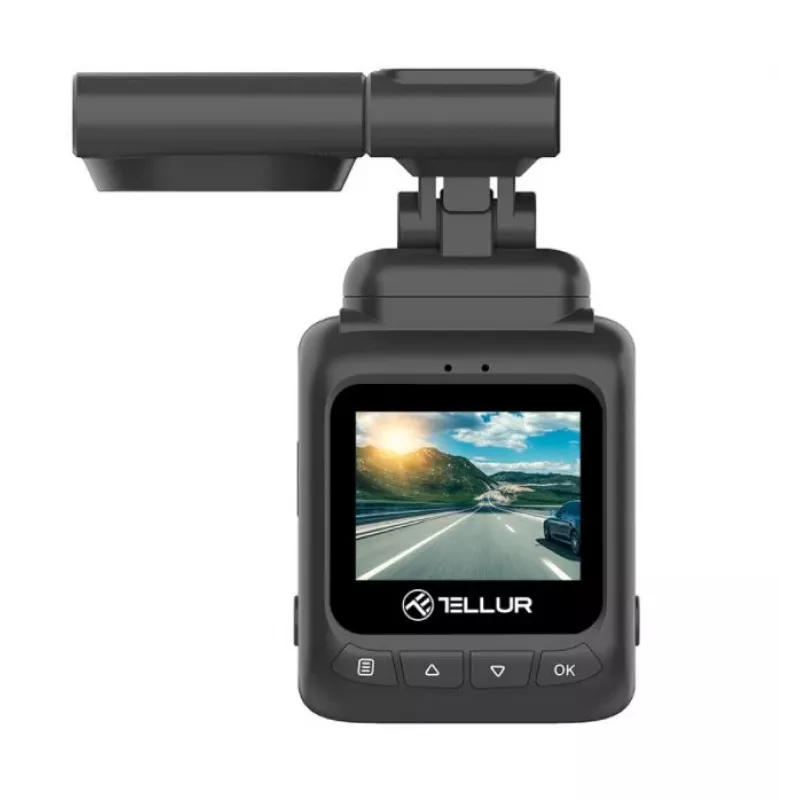 Auto videoreģistrators Tellur Dash Patrol DC2 FullHD 1080P GPS melns