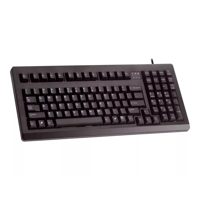 CHERRY G80-1800 tastatūra Mājām USB QWERTY US angļu Melna