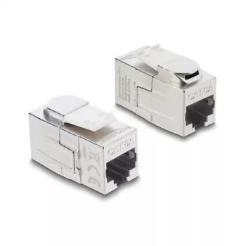 Keystone savienotājs DELOCK RJ45 sieviešu uz RJ45 sieviešu — iekšējais tīkla savienotājs (modelis 90796)