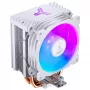 CPU dzesētājs Jonsbo CR-1400 E balta ar 140mm ventilatoru, torņa tipa gaisa dzesētājs, balta apdare