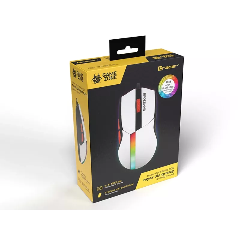 pele Tracer 47417 Gamezone Cool balta RGB USB