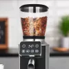 Burr coffee grinder GASTROBACK Design Pro Touch 30 — koniska dzirnakmens, 300 g tvertne, 150 W, melna/caurspīdīga