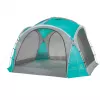 Event Dome Shelter XL, 4,5 x 4,5 m, paviljons gaiši zils/pelēks