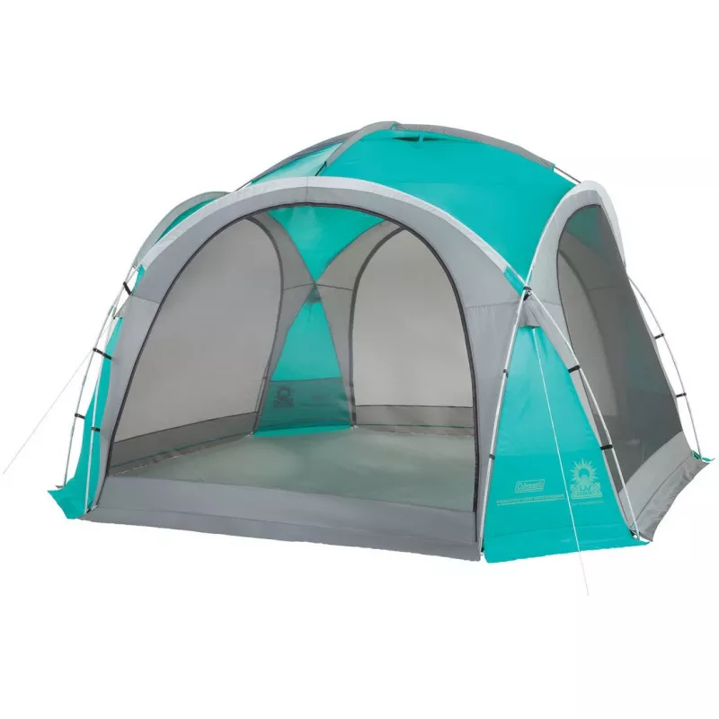 Event Dome Shelter XL, 4,5 x 4,5 m, paviljons gaiši zils/pelēks