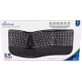MediaRange ergon. Multimedia-tastatūra 124 Ta. Scr-Rad melns (MROS120)