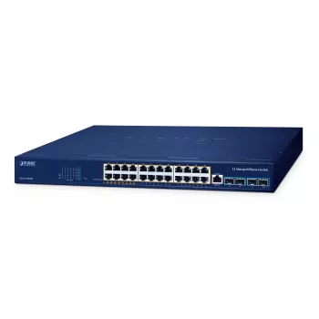 Vadāms komutators PLANET GS-6311-24HP4X L3 Gigabit Ethernet 24 porti PoE