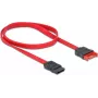 SATA kabelis DeLOCK 83954 0.6m SATA 7-pin melns sarkans