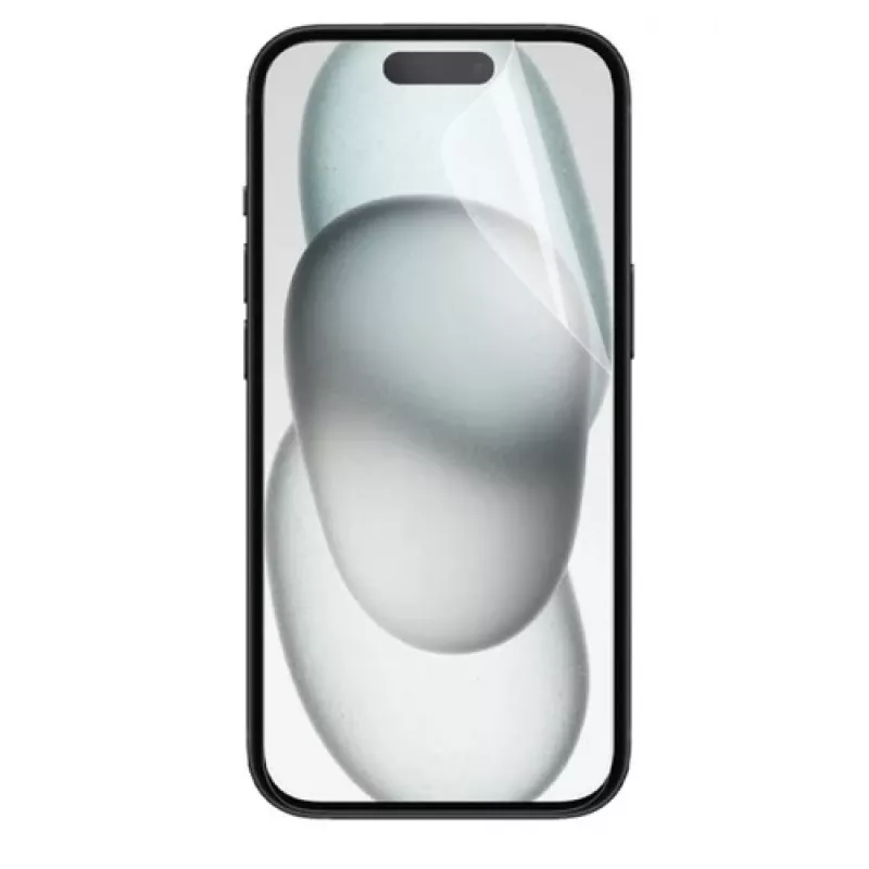 Caurspīdīgs ekrāna aizsargs Mobilis 036310 iPhone 15 Pro – izturīgs pret skrāpējumiem un triecieniem