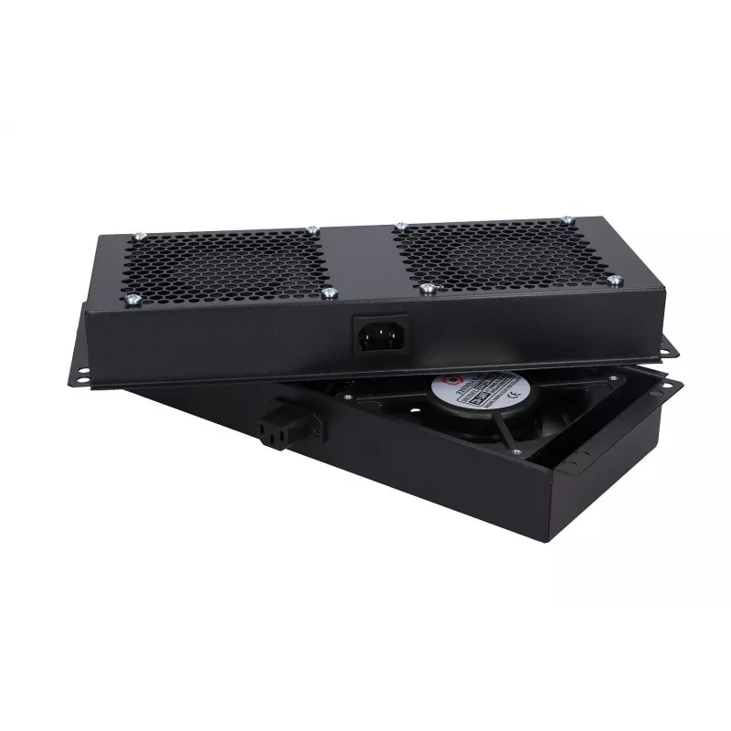 Dzesēšanas ventilators Extralink EX.8673 4 virzienu ventilatora bloks stāvošiem skapjiem 2 m kabelis ar ES spraudni