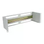 Rack rail ALLNET ALL-S0002241 — 3U pelēks statņa piederums, 1,42 kg