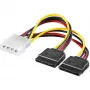 Goobay SATA strāvas adapteris 4 kontaktu - 2x15 kontaktu Molex