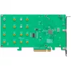 HighPoint resursdatora kopnes adapteris Rocket 1204 PCI-Ex8v3 - 4x M.2 NVMe - NVMe - PCI-Express
