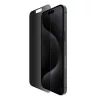 Belkin ScreenForce Pro - ekrāna aizsargs mobilajam tālrunim - 2,5D - stikls - ar privātuma filtru - stikls - Apple iPhone 15 Pro Max (OVA150ZZ)