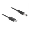 DeLOCK USB Type-C strāvas kabelis 1 m 5.5 x 2.1 mm vīrišķais 5 V 1.5 A