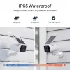 Safemo SC1 SolarCam, 4K UHD video, 8× tālummaiņa, 132° skata leņķis, nakts redzamība, Wi-Fi 2,4 GHz, 1,5 W saules panelis, balts