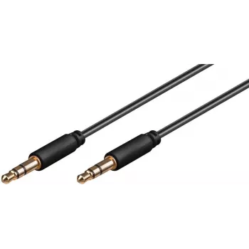 Audio kabelis Microconnect AUDLL1.5 1,5 m 3,5 mm tēviņš–tēviņš melns