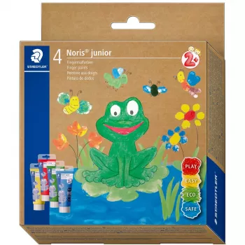 Pirkstu krāsas Staedtler Noris Club 8801 Daudzkrāsains 4 gab.