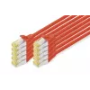 Tīkla kabelis Digitus CAT 6A S/FTP RJ-45 2m sarkans
