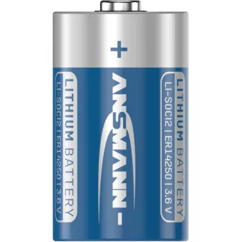 Baterija ANSMANN ER14250 litija-tionilhlorīda 3,6 V 1/2AA