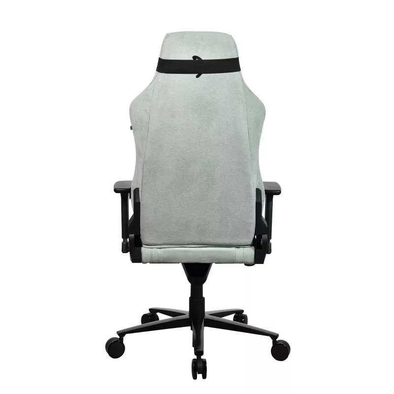 Spēļu krēsls Arozzi Vernazza SoftFabric Pearl zaļa — ergonomisks spēļu sēdeklis, mīksts audums