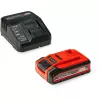 Bezvadu triecienurbjmašīna EINHELL Power X-Change TE‑HD 18 Li, 18 V, Li-Ion 4.0 Ah Plus, ar urbju un kaltu komplektu
